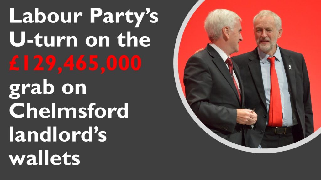 Labour Party’s U-turn on the £475,640,390 grab on Chelmsford landlord’s wallets