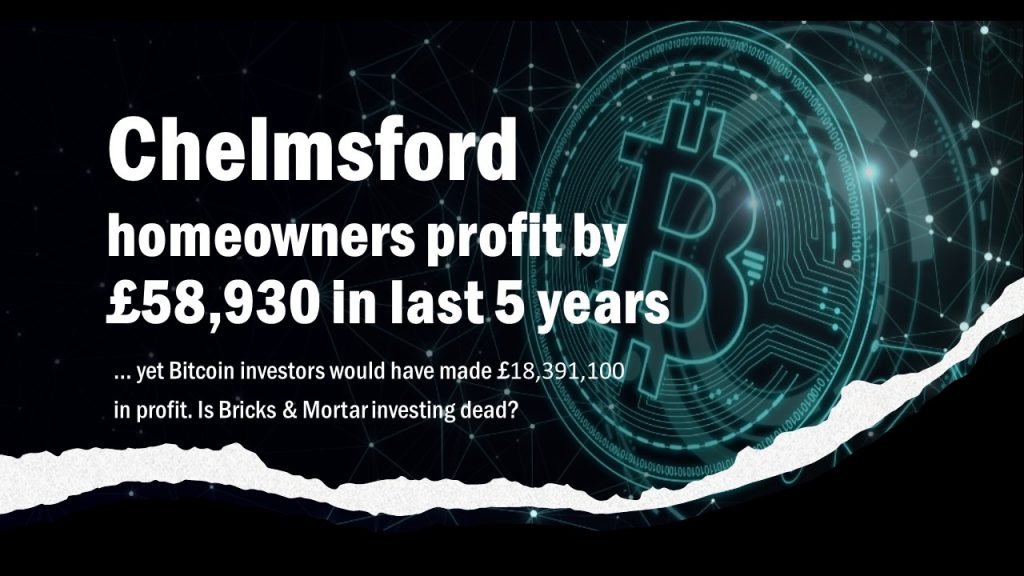 Chelmsford Homeowners Profit by £58,930 in Last 5 years