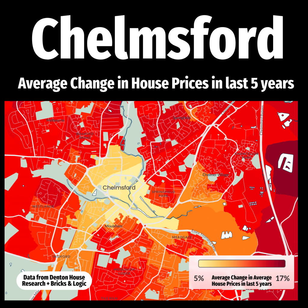 5 Years of Growth: Deciphering Chelmsford’s Housing Market Dynamics