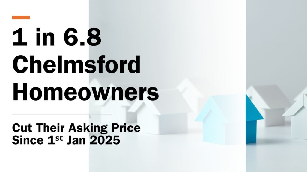 1 in 6.8 Chelmsford Homeowners Cut Their Asking Price Since 1st Jan 2025