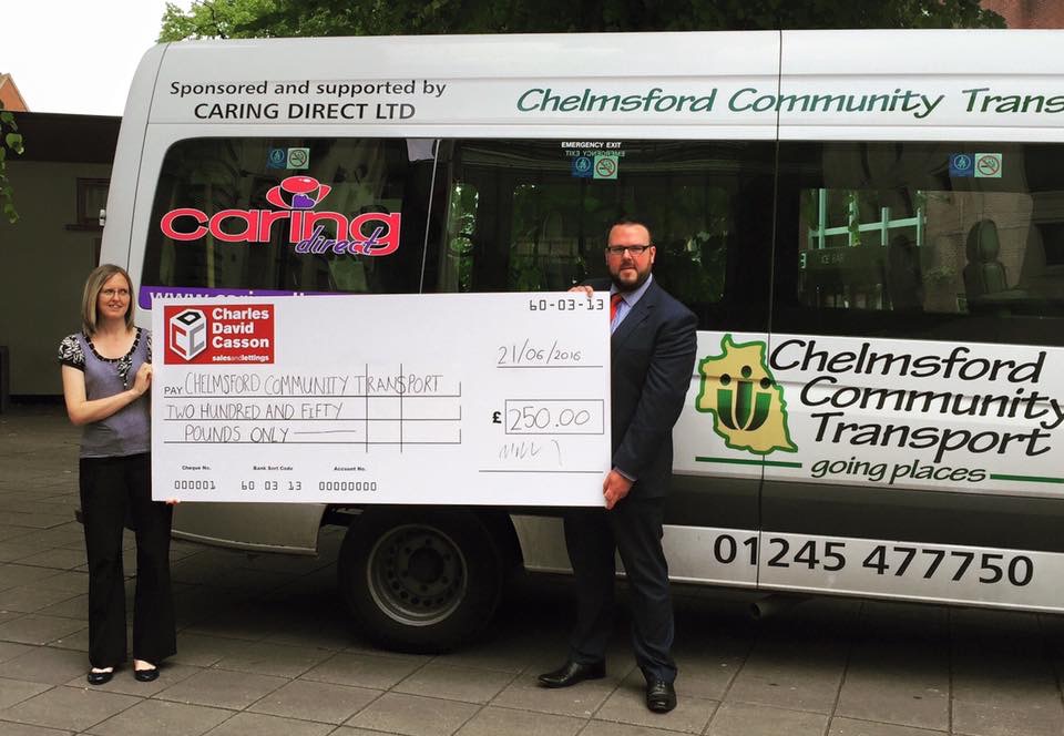 We are proud to support Chelmsford Community Transport